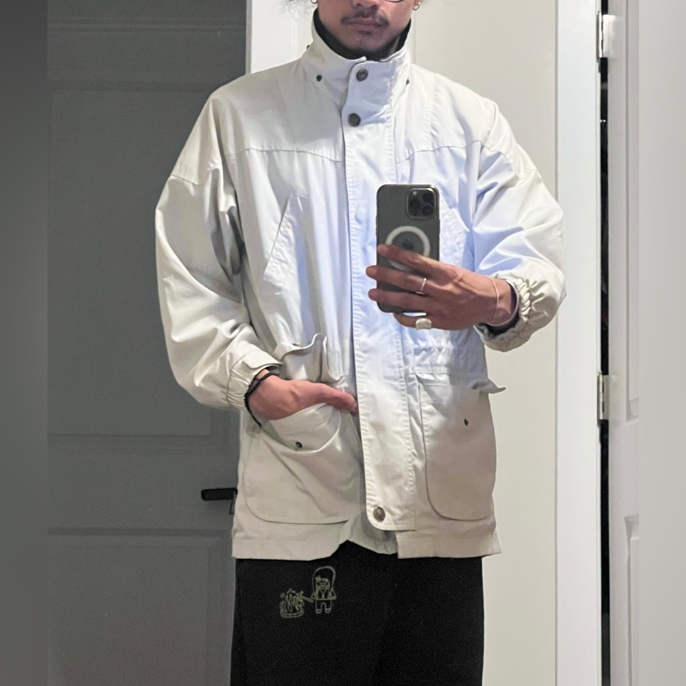 Comfy raincoat jacket